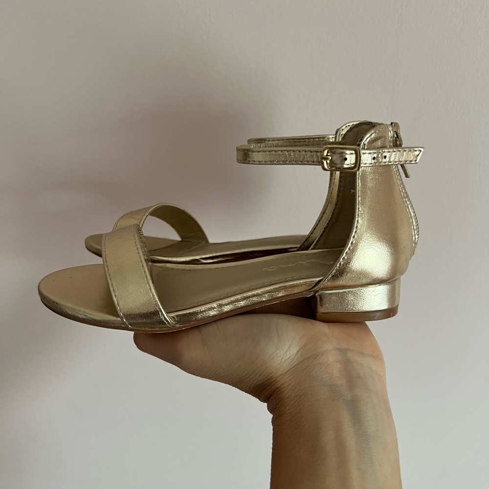 Girls Gold Dress Sandals Nina’s Shoes